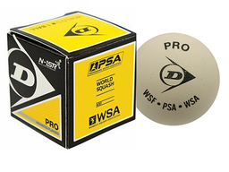 [4293] Dunlop Pro Squashpallo valkoinen